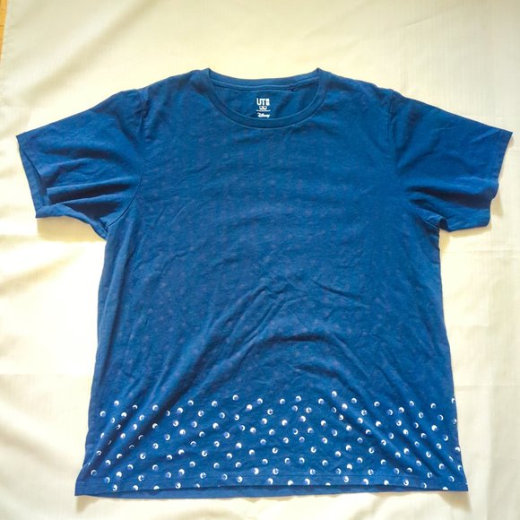 Uniqlo Disney Mickey Graphic 100% Cotton Short-sleeve T-shirt - Picture 3 of 6
